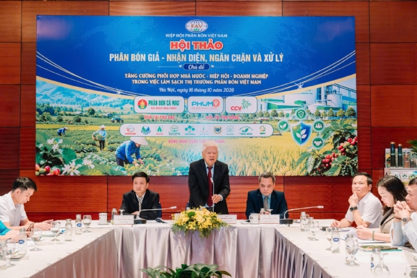 HIỆP HỘI PHÂN BÓN VIỆT NAM TỔ CHỨC HỘI THẢO “PHÂN BÓN GIẢ – NHẬN DIỆN, NGĂN CHẶN VÀ XỬ LÝ”